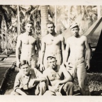 2014098007 Photograph WWII Pacific Theater, Richard Malone standing far left.JPG